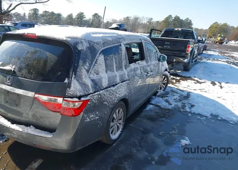 2011 Honda Odyssey Ex-L из США, поврежденный, VIN 5FNRL5H69BB070931